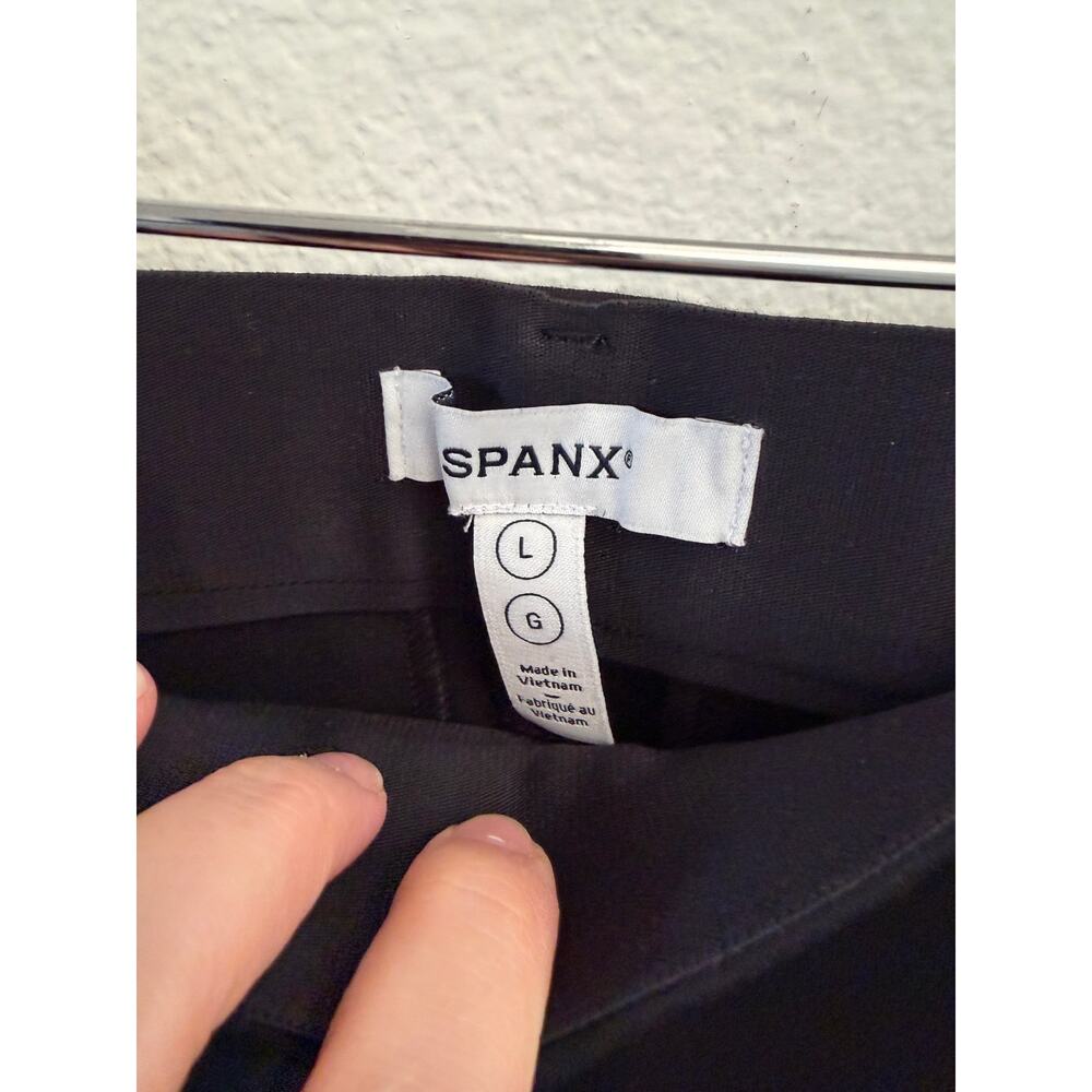 SPANX Ponte Barrel Leg Pant L tall black - Picture 6 of 7
